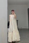 marc le bihan non-standard silk dress 25710-E21 OFF WHITE